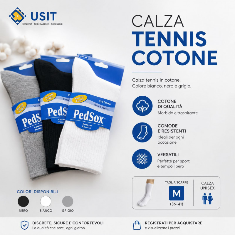 Calza Tennis Cotone