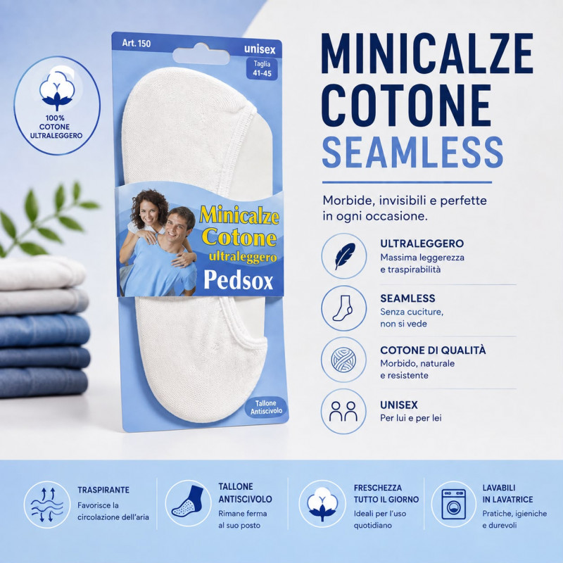 Minicalze Cotone Ultraleggero