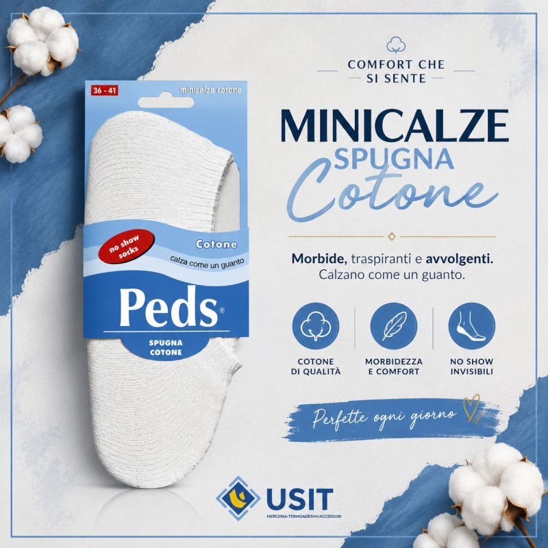Minicalze Spugna Cotone