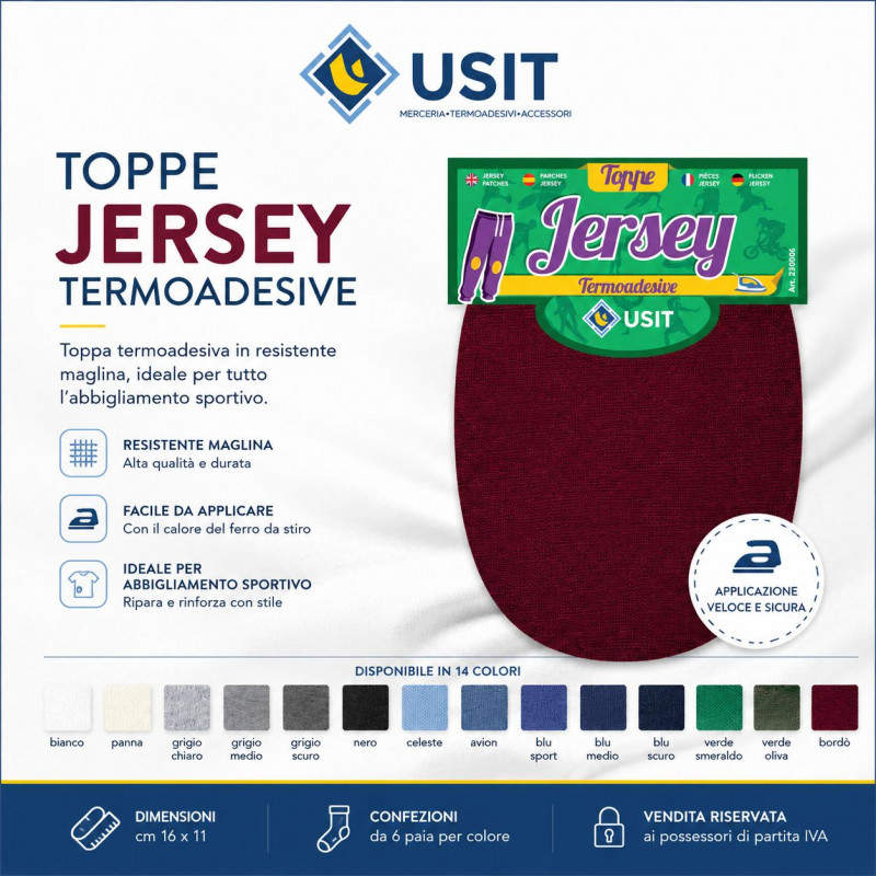 Toppe Jersey Termoadesive