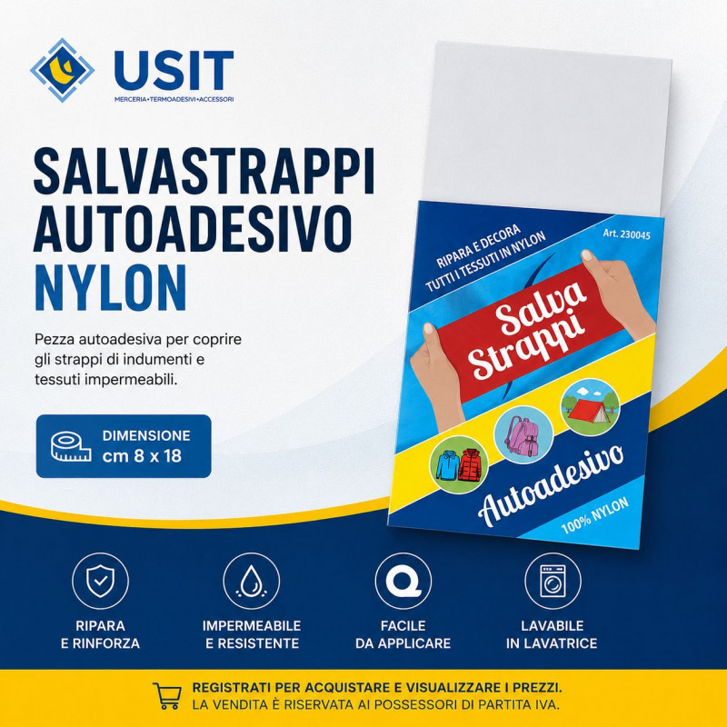 Salvastrappi Autoadesivo Nylon
